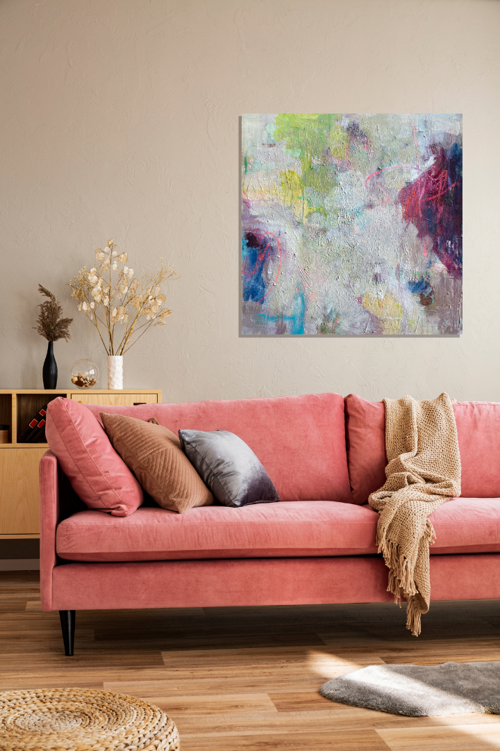 Marnie Joy Erickson Boundless Modern Abstract Boho Living Room