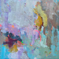 Marnie Joy Erickson Into Joy Blue Abstract Bike Painting