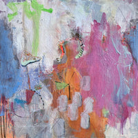 Marnie Joy Erickson You Have the Resources Abstract Bicycle Painting