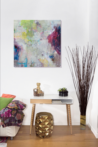 Marnie Joy Erickson Boundless Modern Abstract Home Office Gold Pineapple