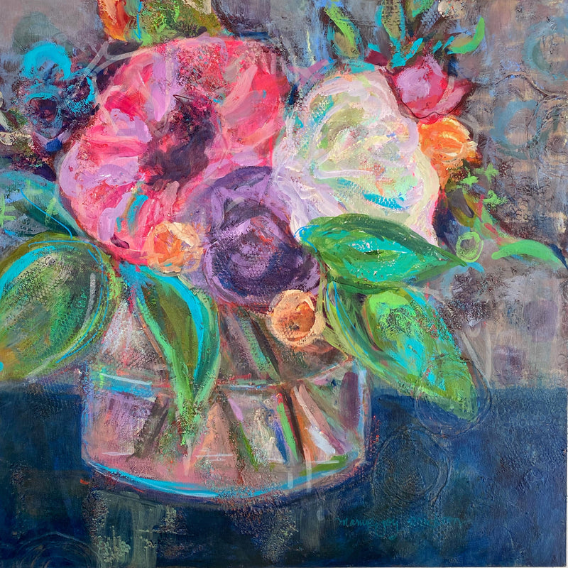 Marnie Joy Erickson Happy Is My Favourite Colour Modern Floral