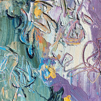 Marnie Joy Erickson Not All Who Wander Are Lost Oil Cold Wax Mini Painting